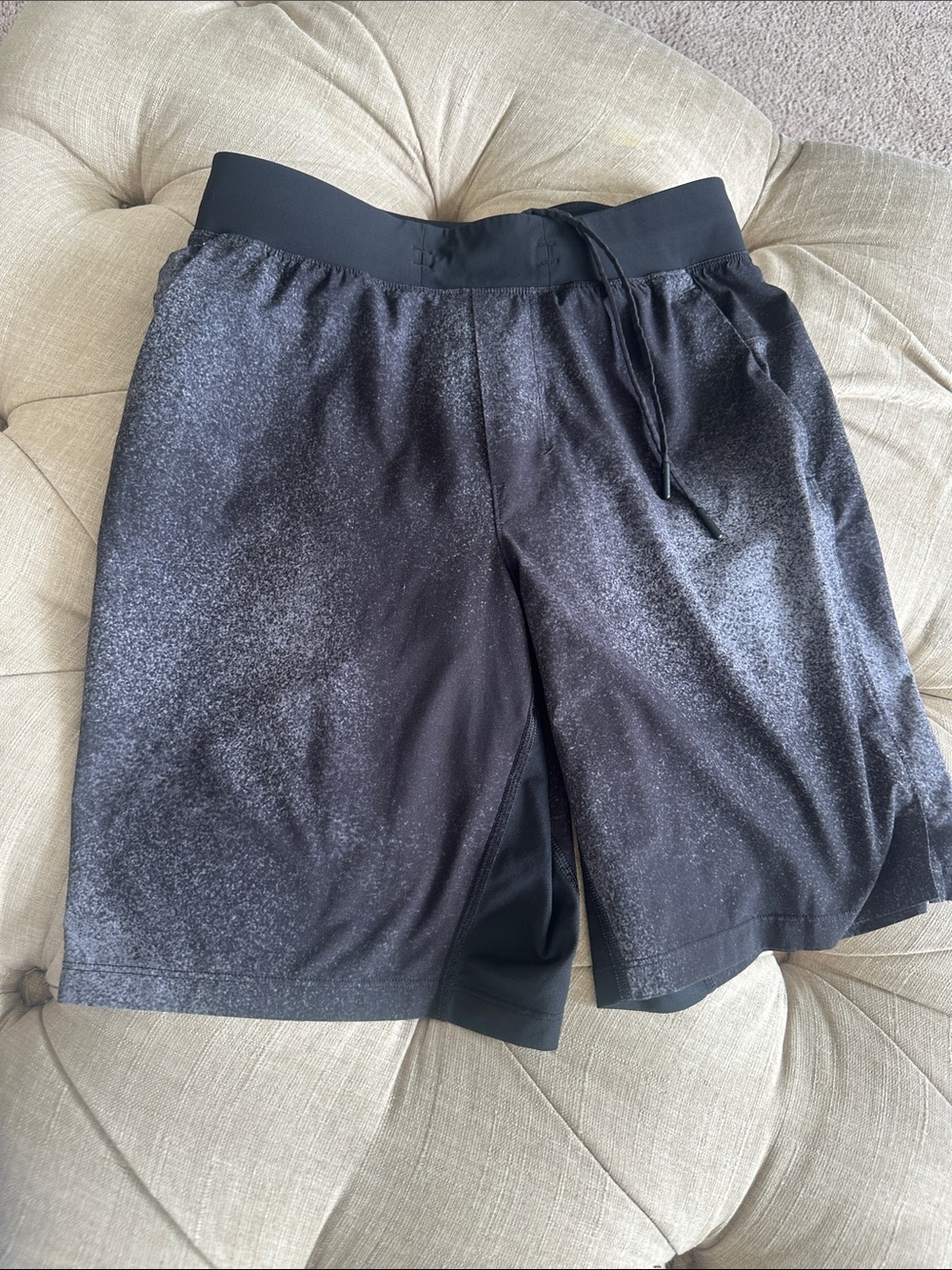lululemon athletica Black Men’s Athletic Drawstring Shorts